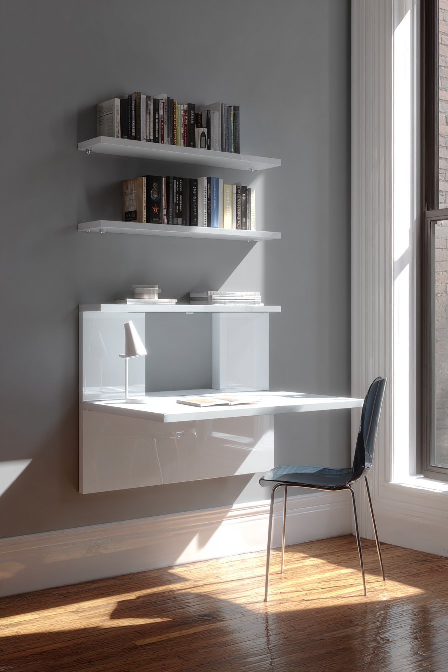 Multifunctional Wall-Mounted Workspace