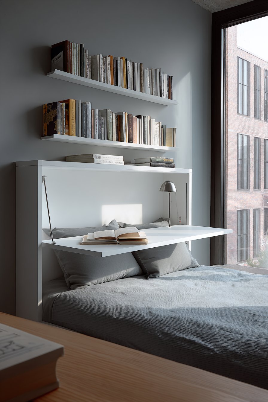 Multifunctional Wall-Mounted Workspace