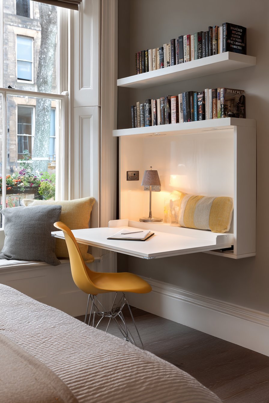 Multifunctional Wall-Mounted Workspace