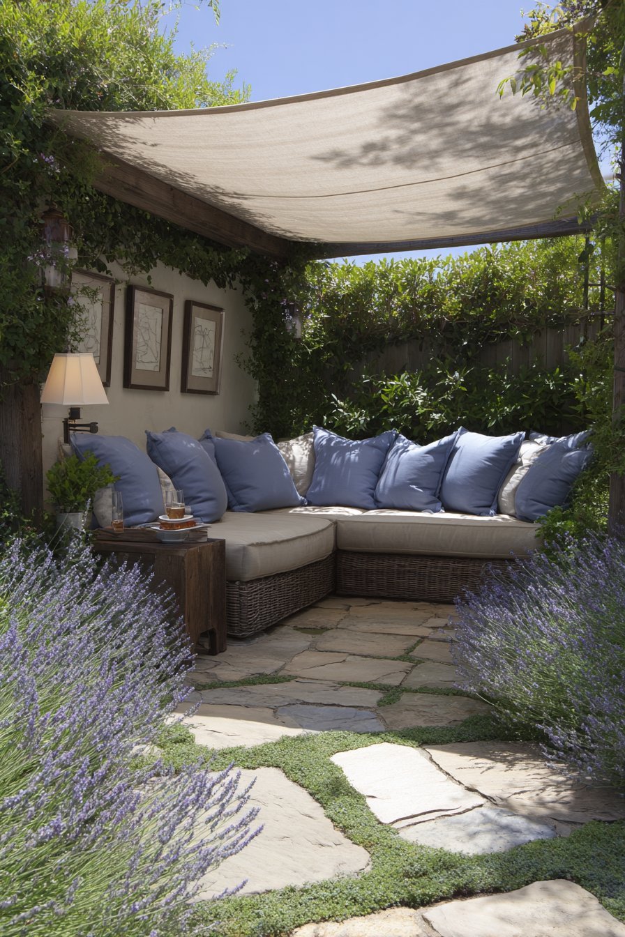 Peaceful Garden Reading Nook