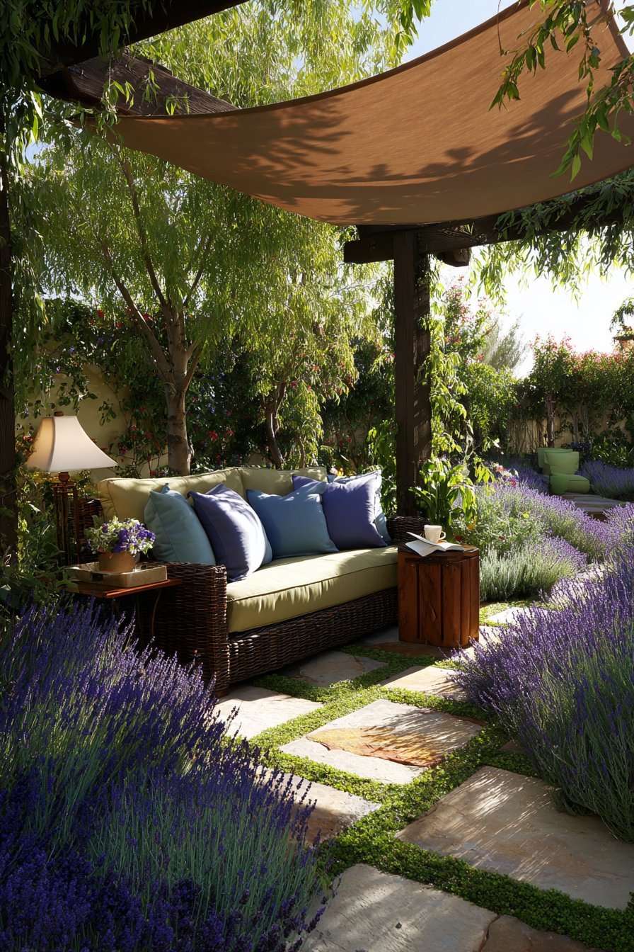 Peaceful Garden Reading Nook