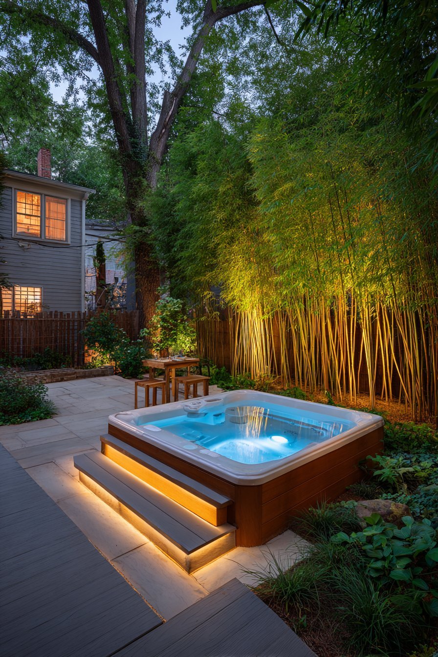 Spa-Inspired Hot Tub Retreat