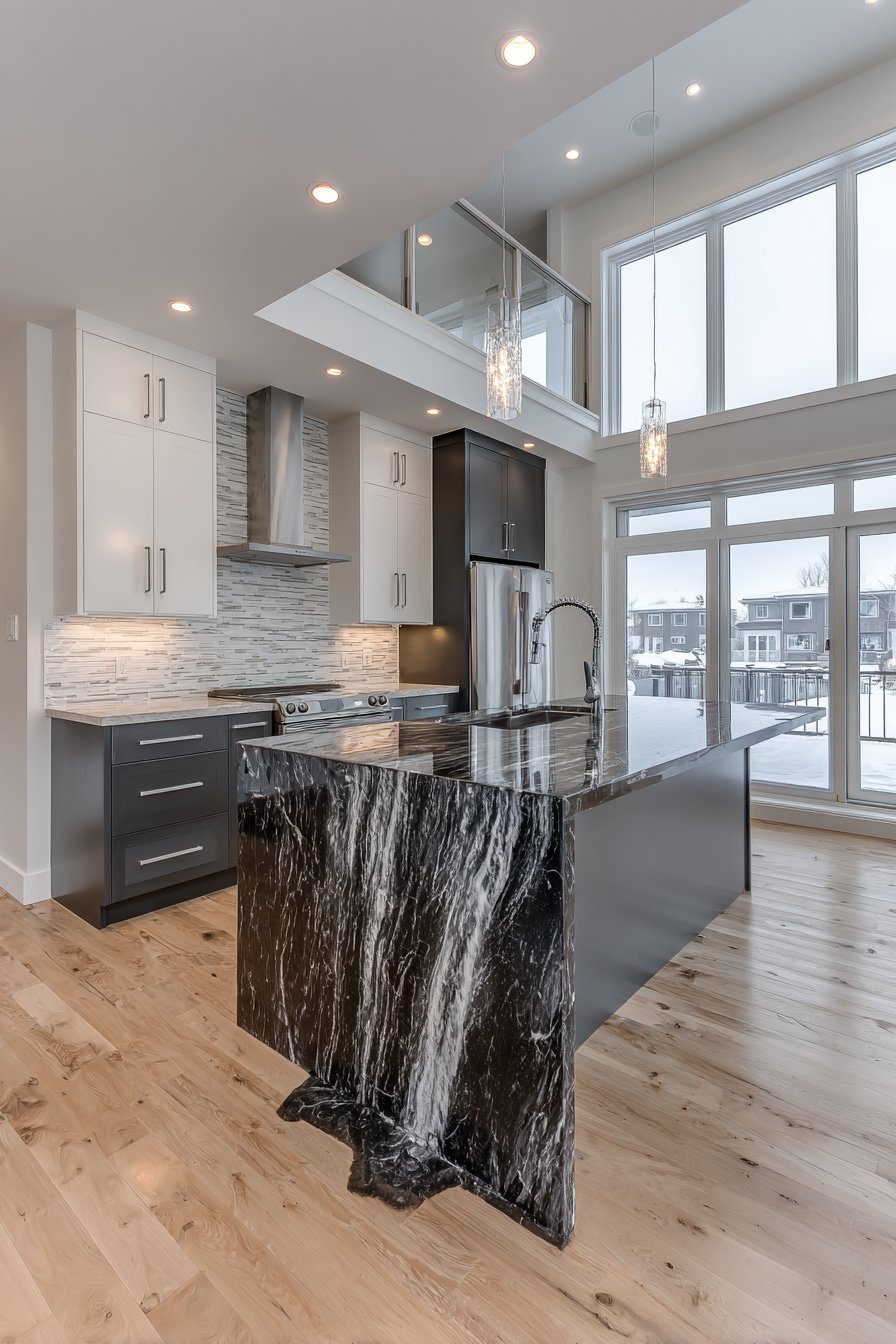 Contemporary Two-Tone Contrast