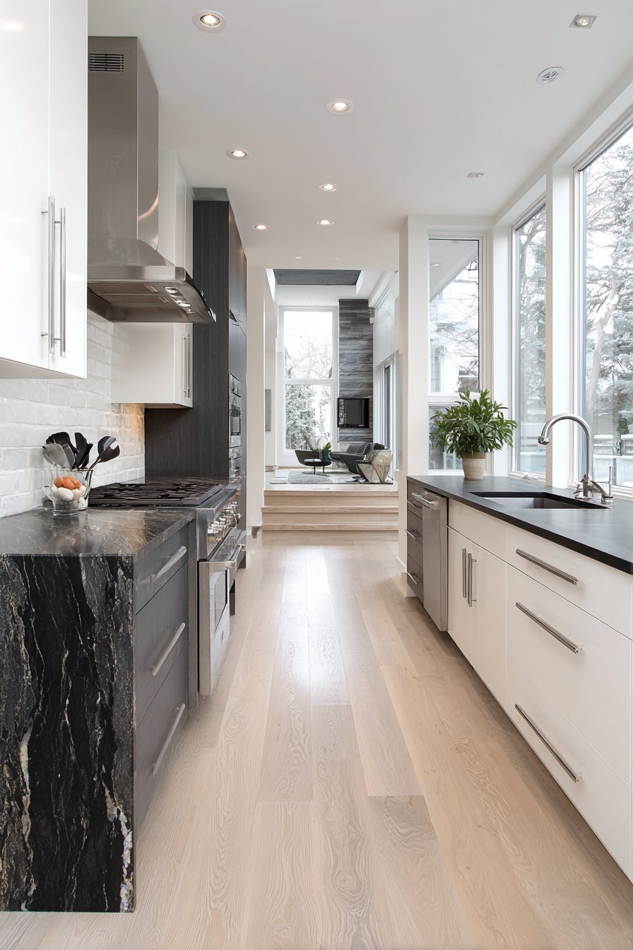 Contemporary Two-Tone Contrast