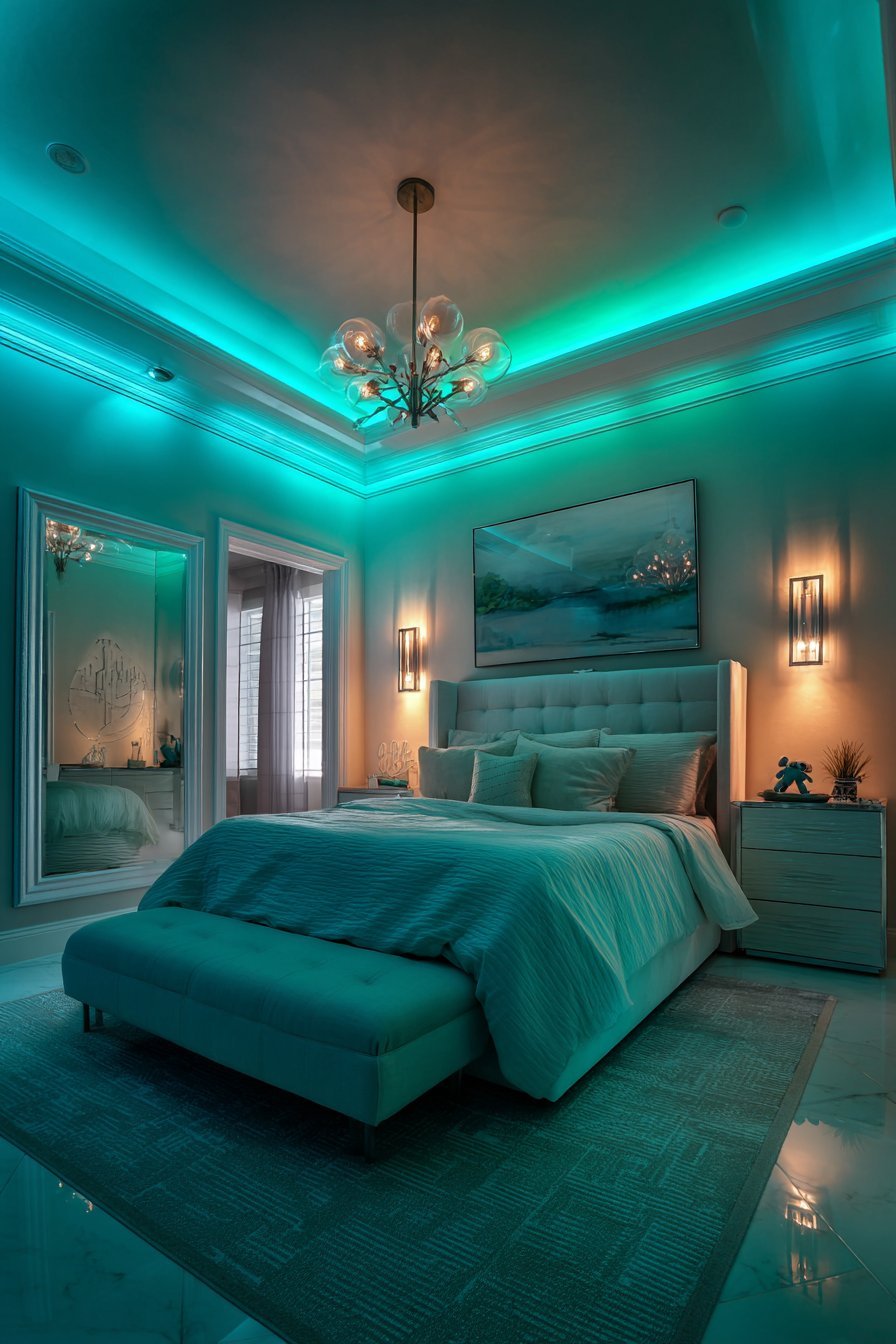 Layered Lighting Design Sophistication