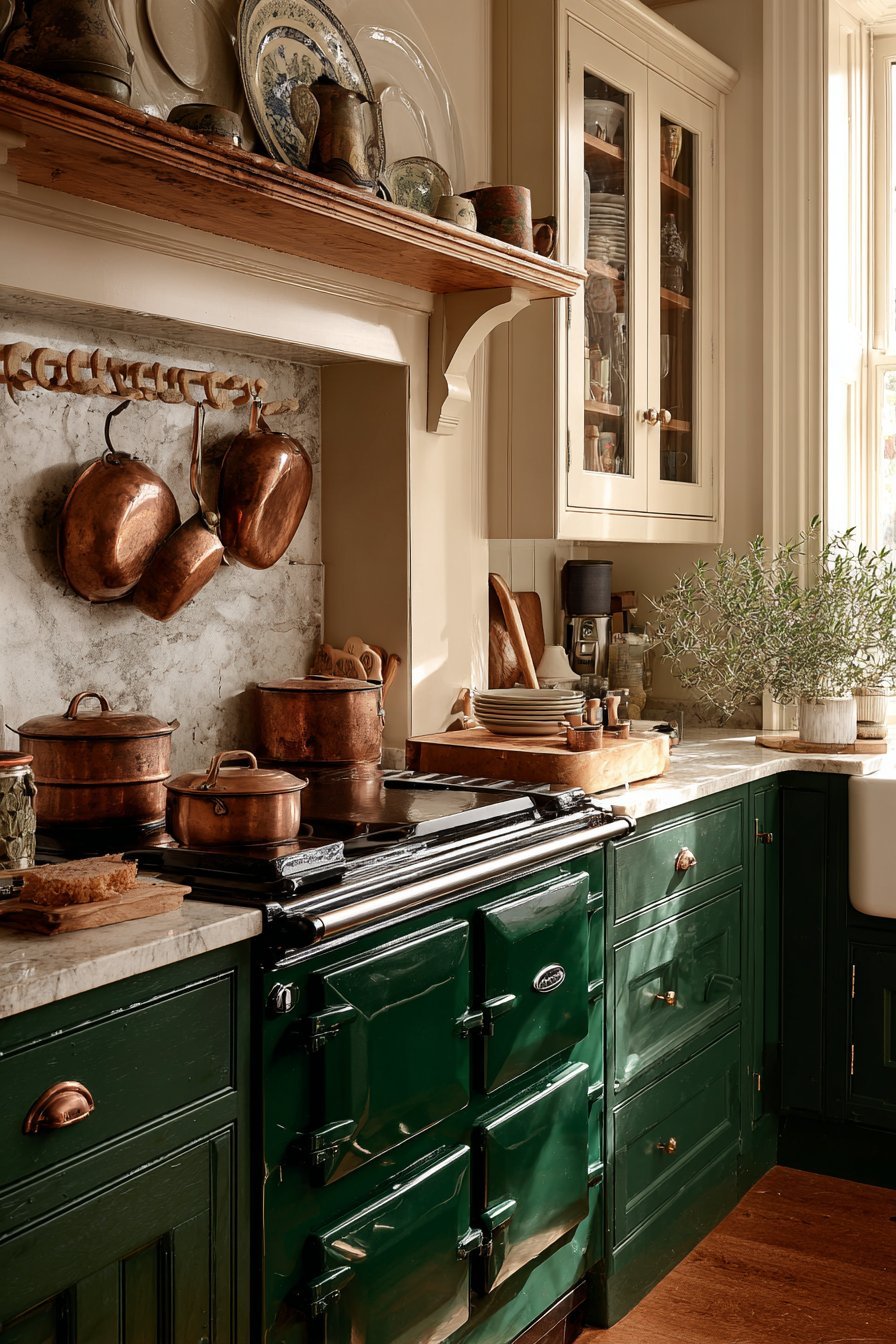  Classic Range-Centered Kitchen Design