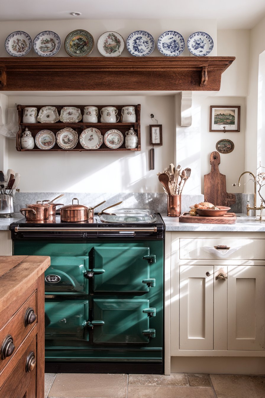Classic Range-Centered Kitchen Design