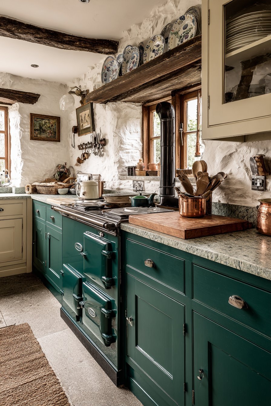  Classic Range-Centered Kitchen Design