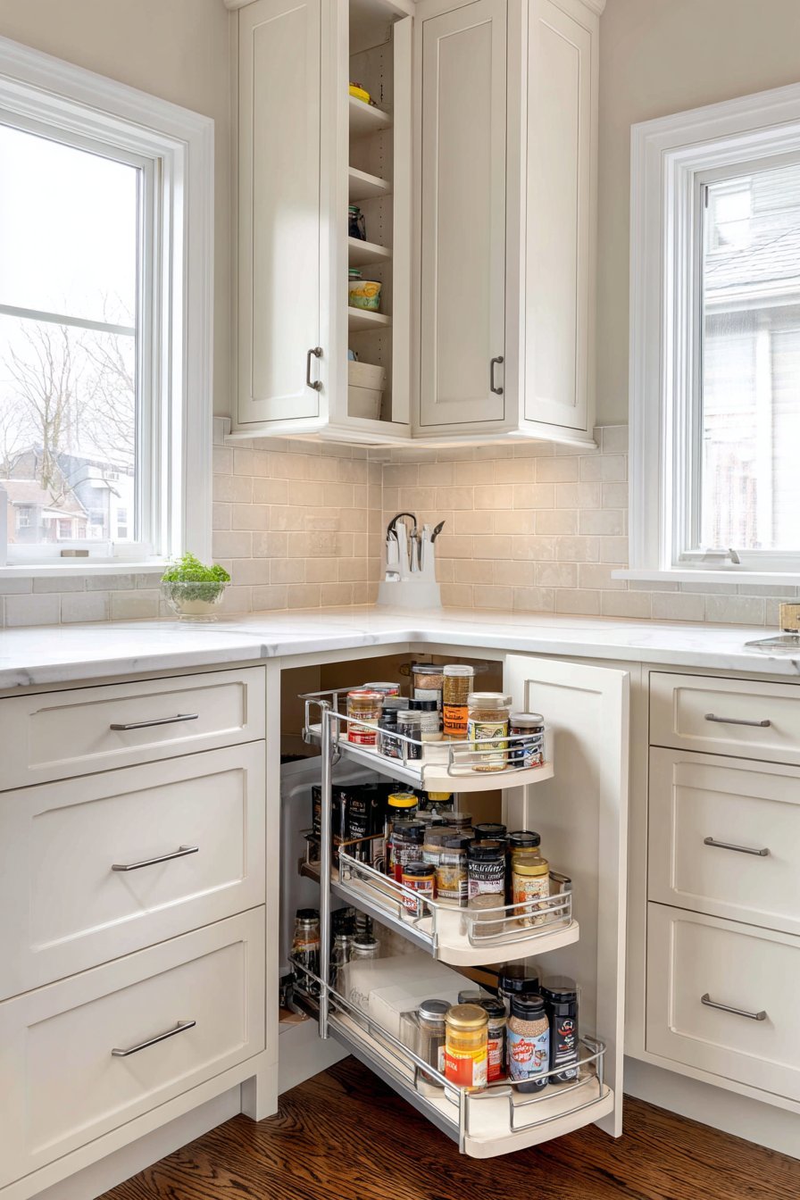 Innovative Corner Cabinet Solutions