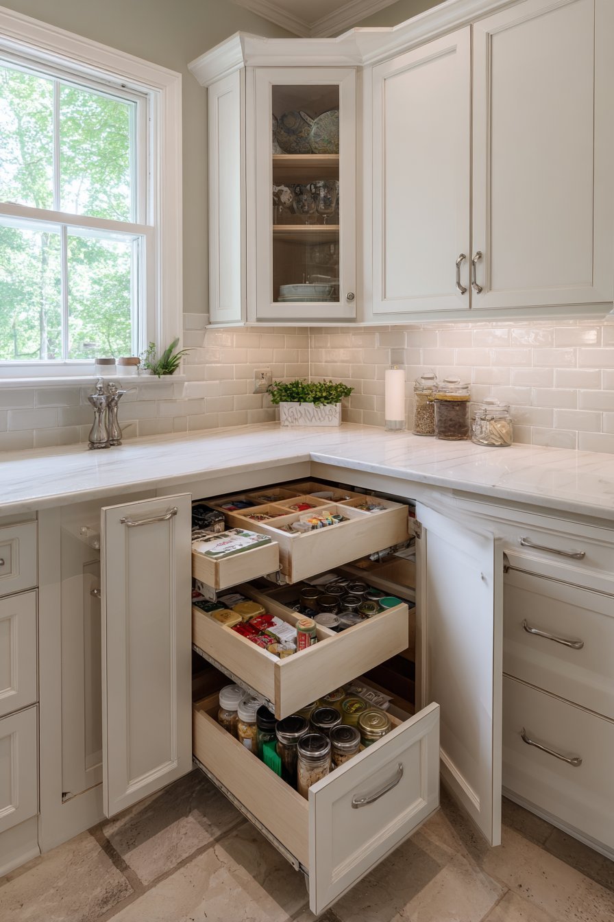 Innovative Corner Cabinet Solutions