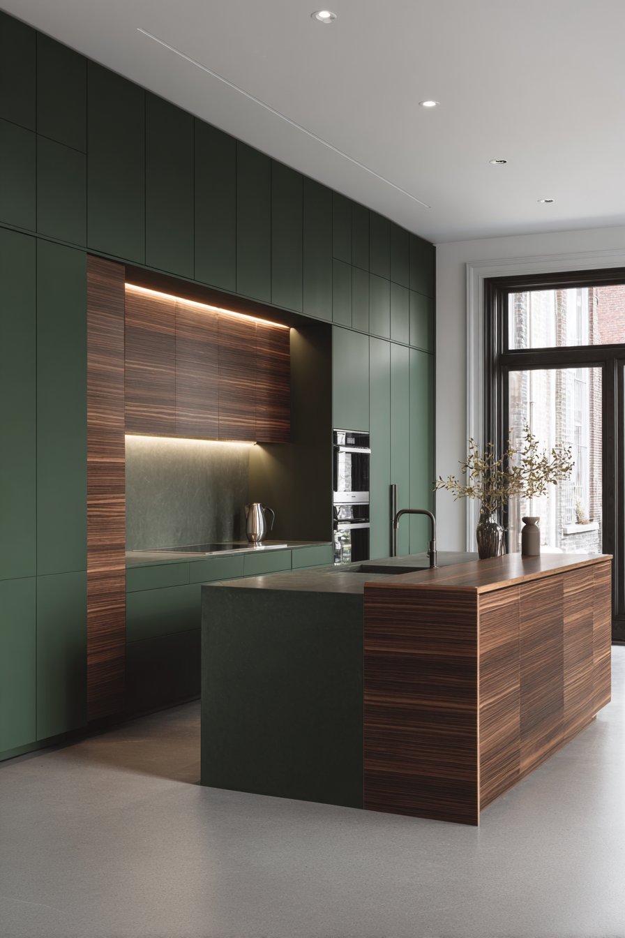 Sleek Contemporary Handleless Design