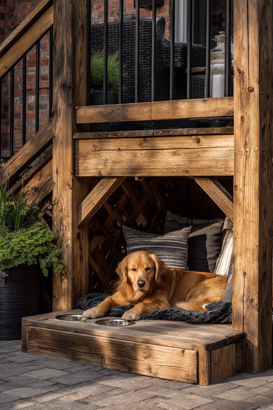 Multi-Level Deck with Feeding Station