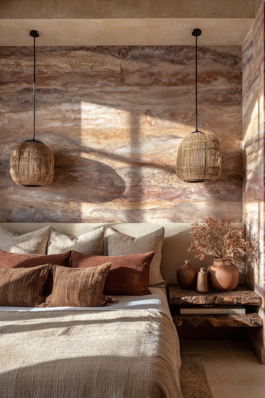 Horizontal Wood Paneling Accent Wall