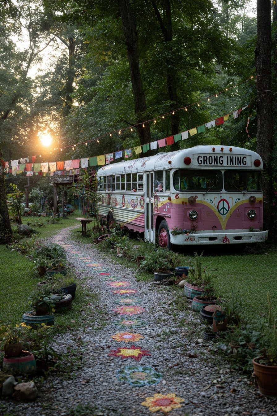 Vintage Airstream Garden Retreat