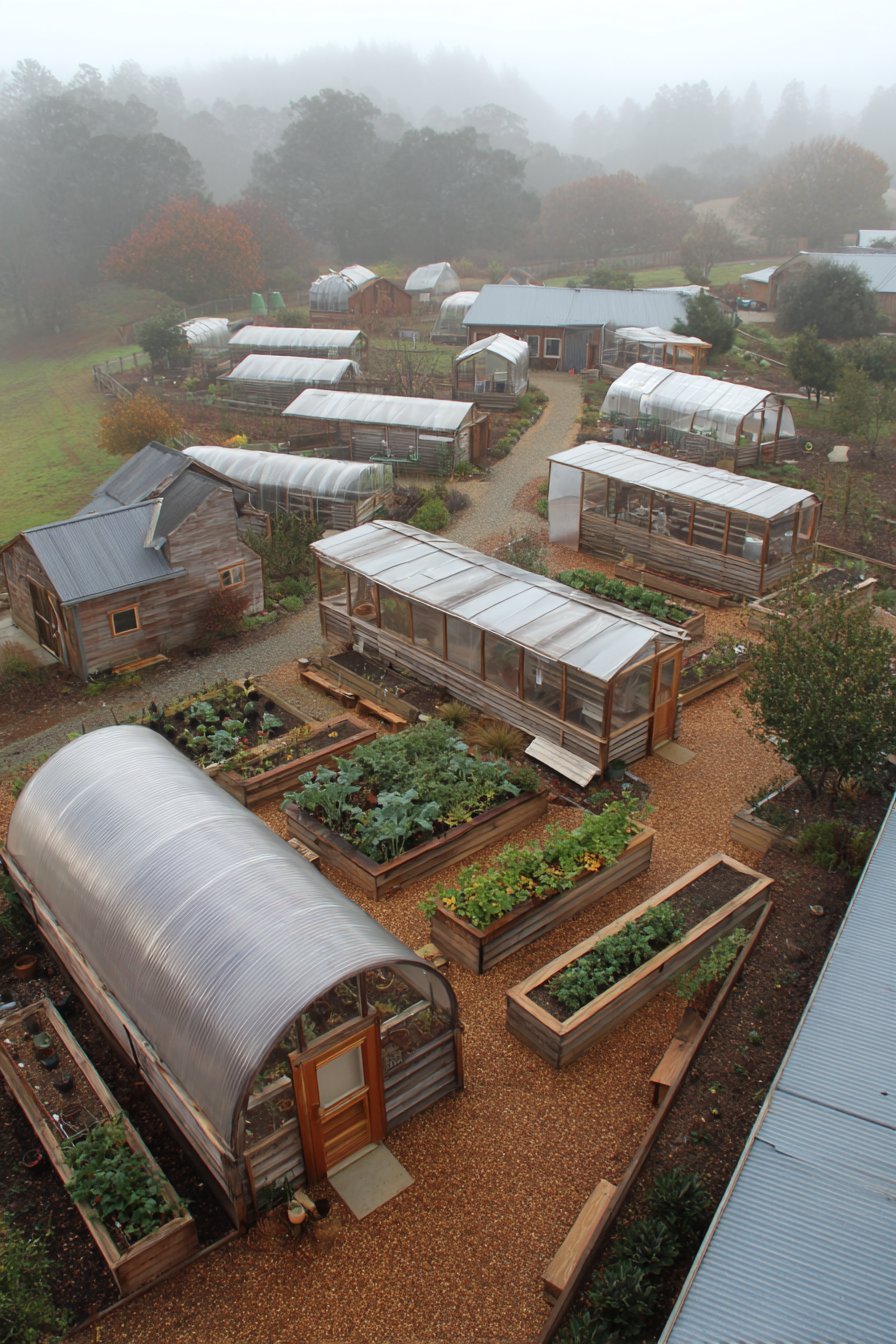 Sustainable Living Garden and Greenhouse
