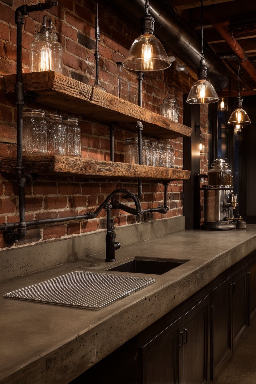 Industrial Exposed Brick Character