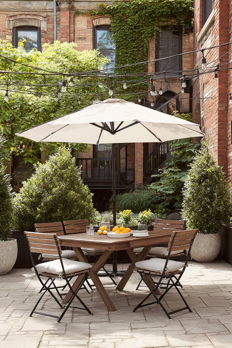 Compact Dining Terrace