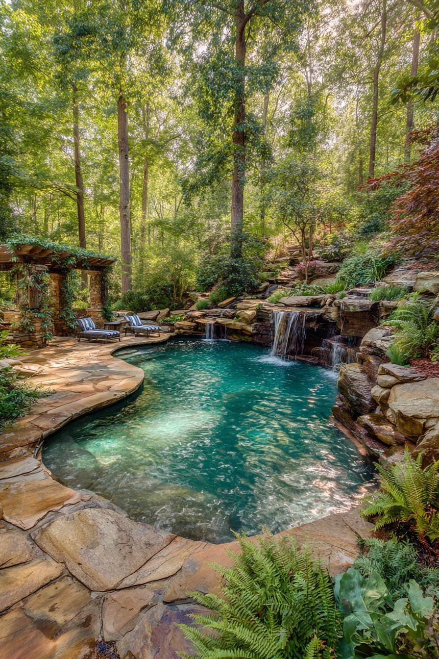 Classic Kidney-Shaped Pool