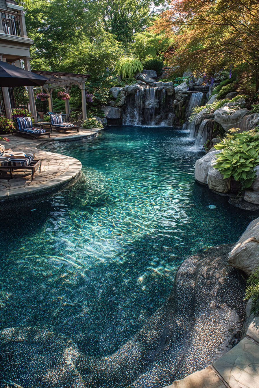 Classic Kidney-Shaped Pool