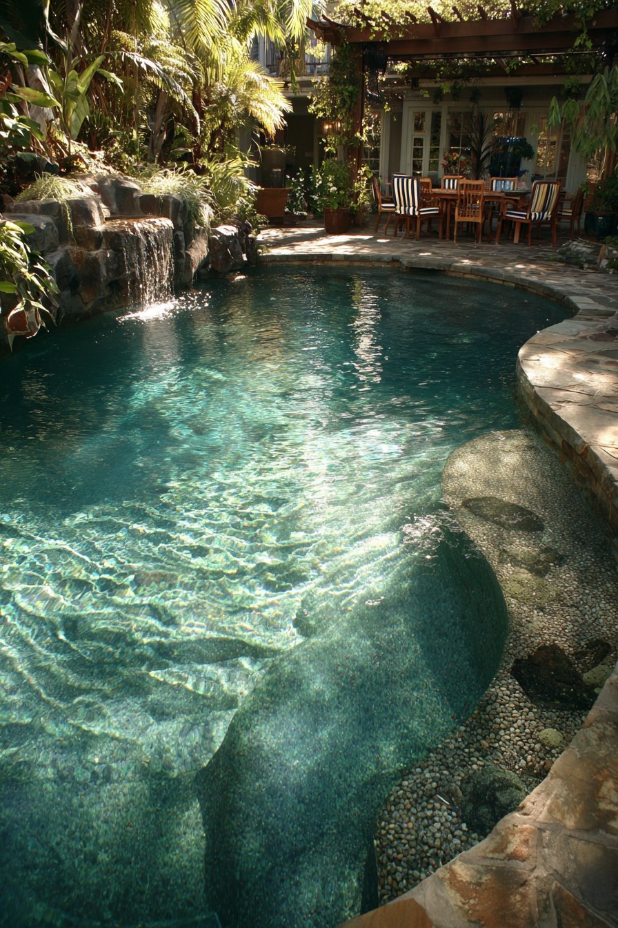 Classic Kidney-Shaped Pool