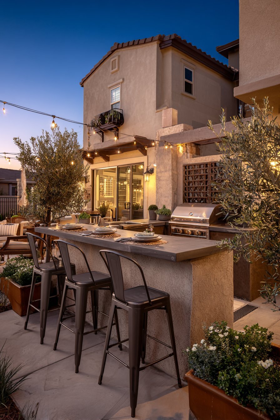 Built-In Outdoor Kitchen Zone