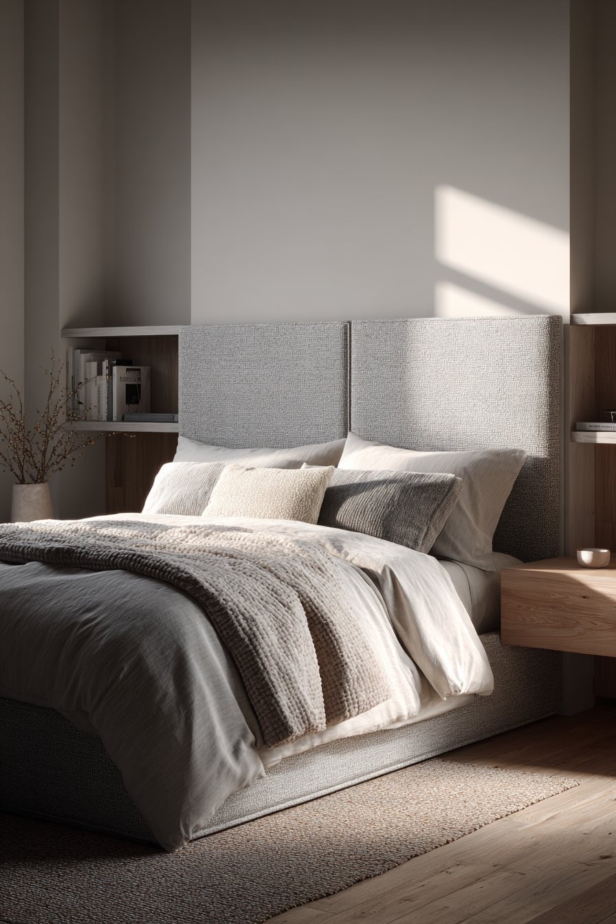 Extended Headboard with Integrated Features