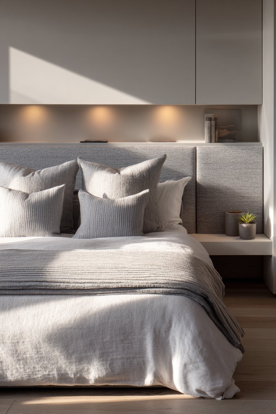 Extended Headboard with Integrated Features