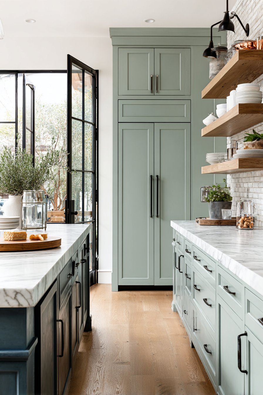 Bold Modern Farmhouse with Navy Contrast