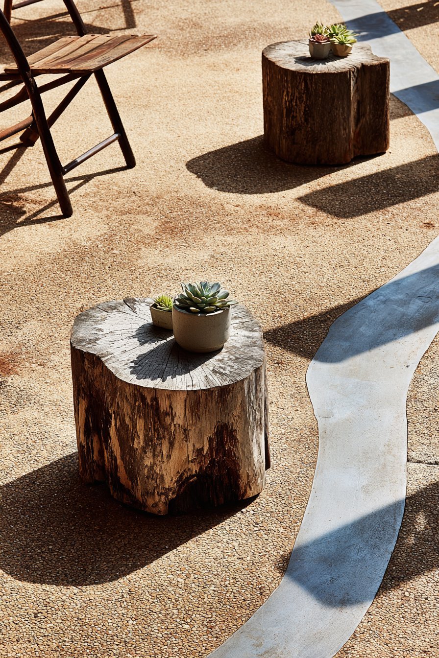 Decomposed Granite with Creative Upcycling