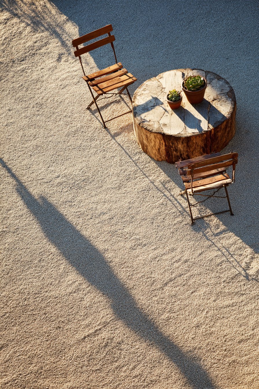 Decomposed Granite with Creative Upcycling