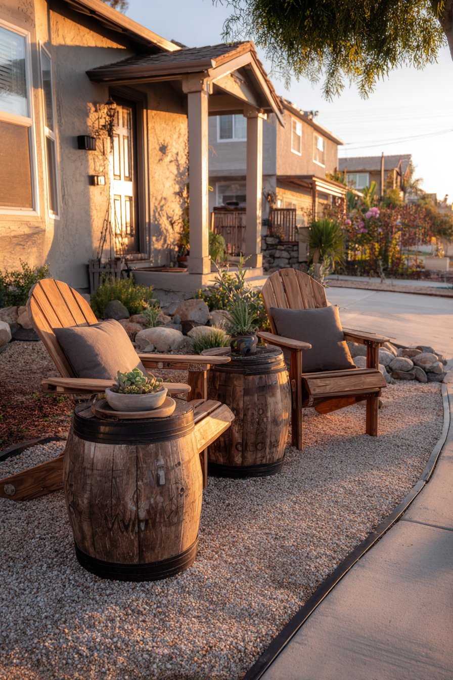 Decomposed Granite with Creative Upcycling