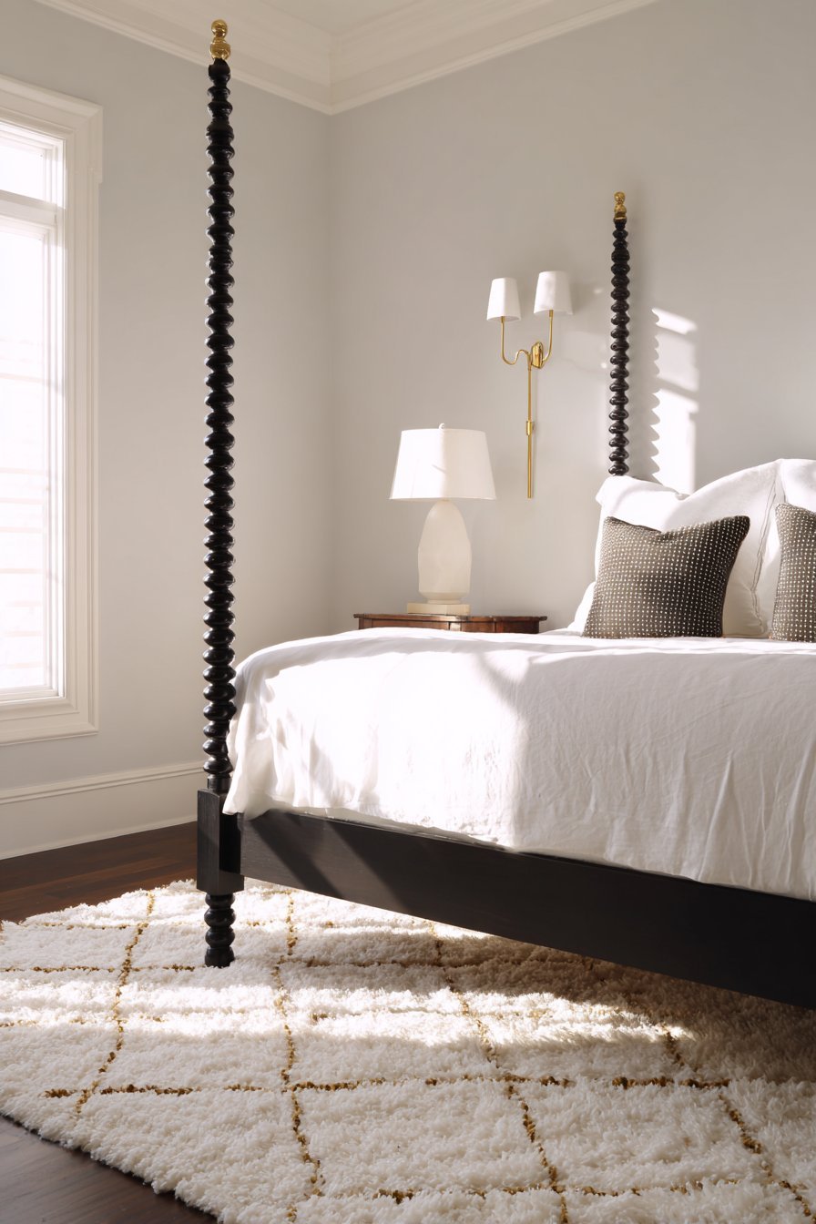 Transitional Four-Poster Elegance