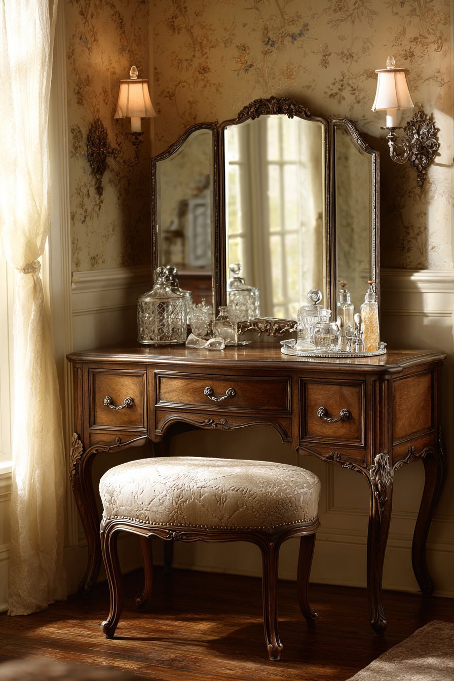 Feminine Vanity Area Elegance