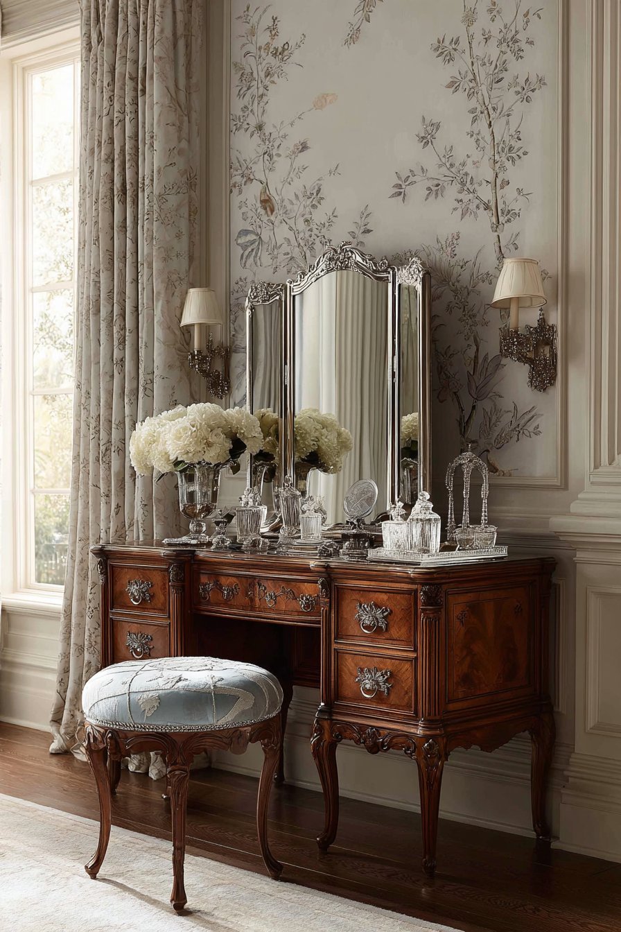 Feminine Vanity Area Elegance