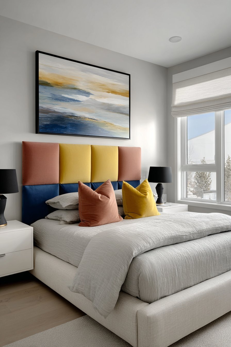 Colour-Blocked Contemporary Style