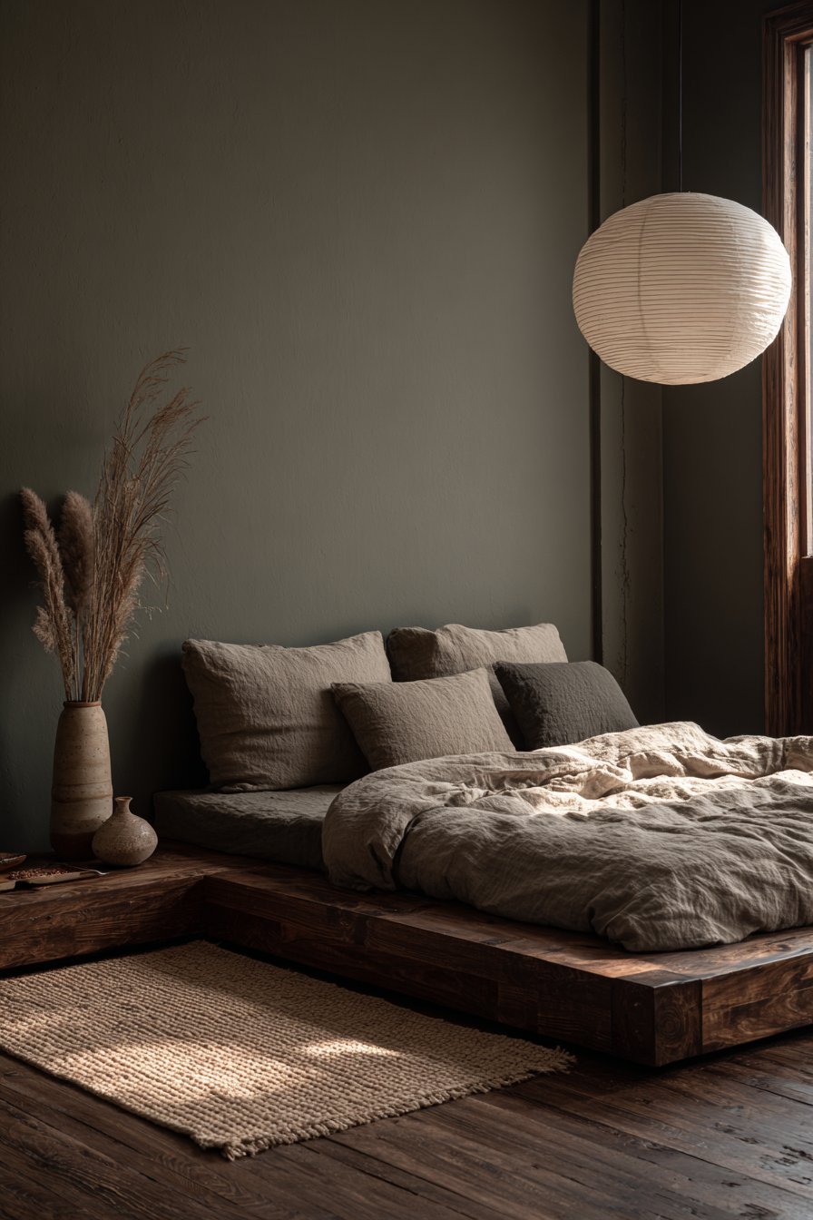 Olive Green Zen Platform