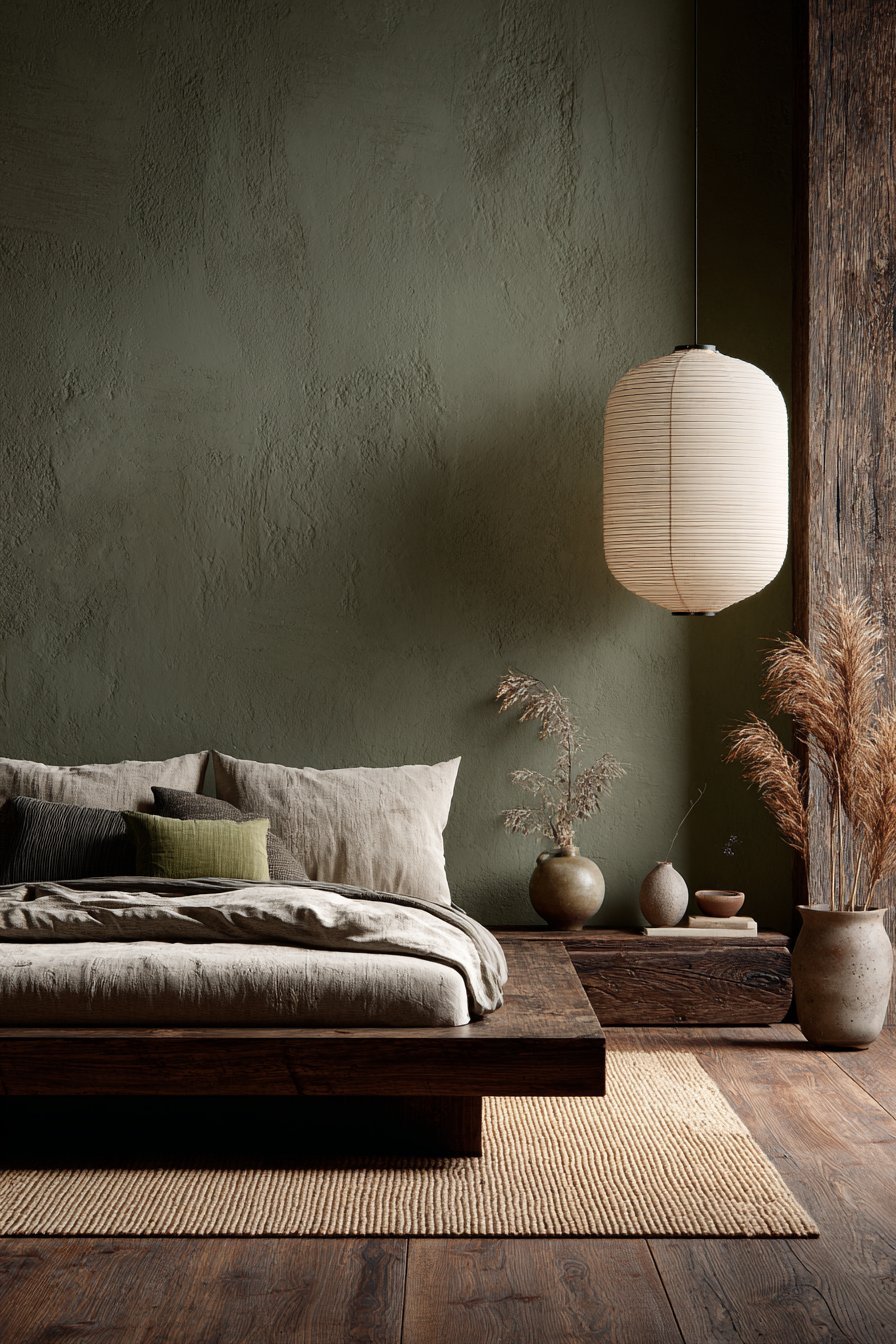 Olive Green Zen Platform