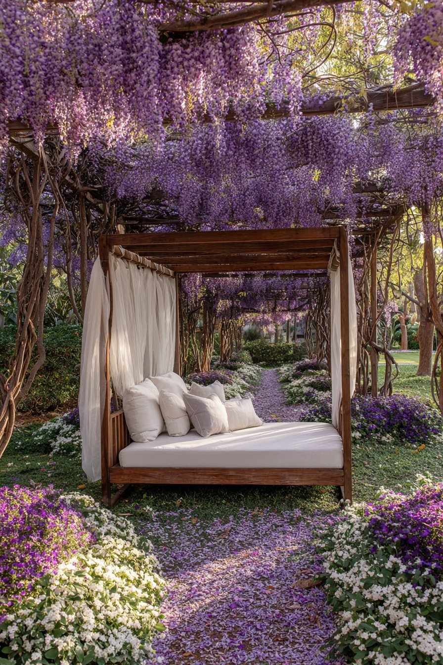 Romantic Wisteria Pergola