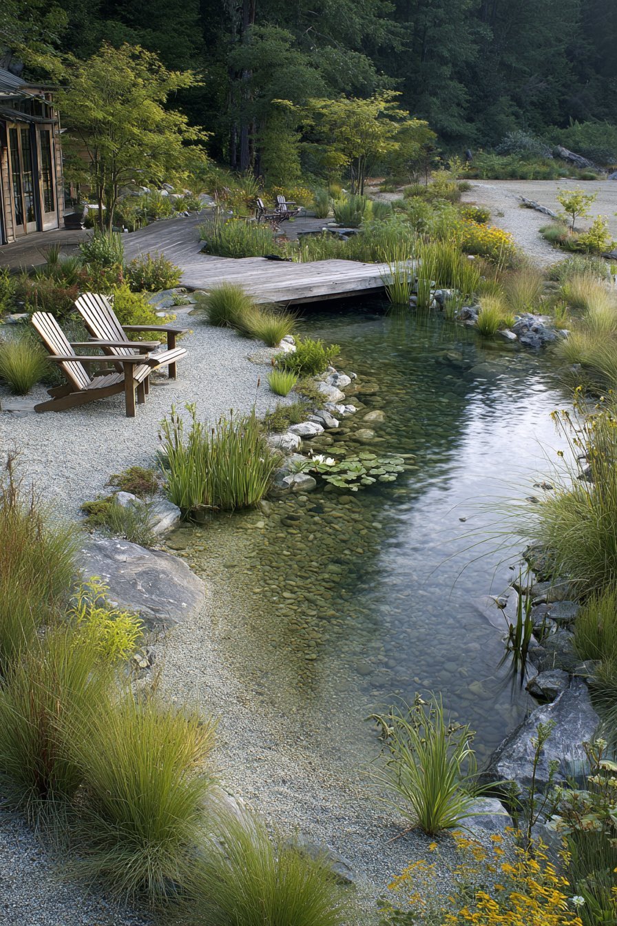 Naturalistic Pond Ecosystem Sanctuary