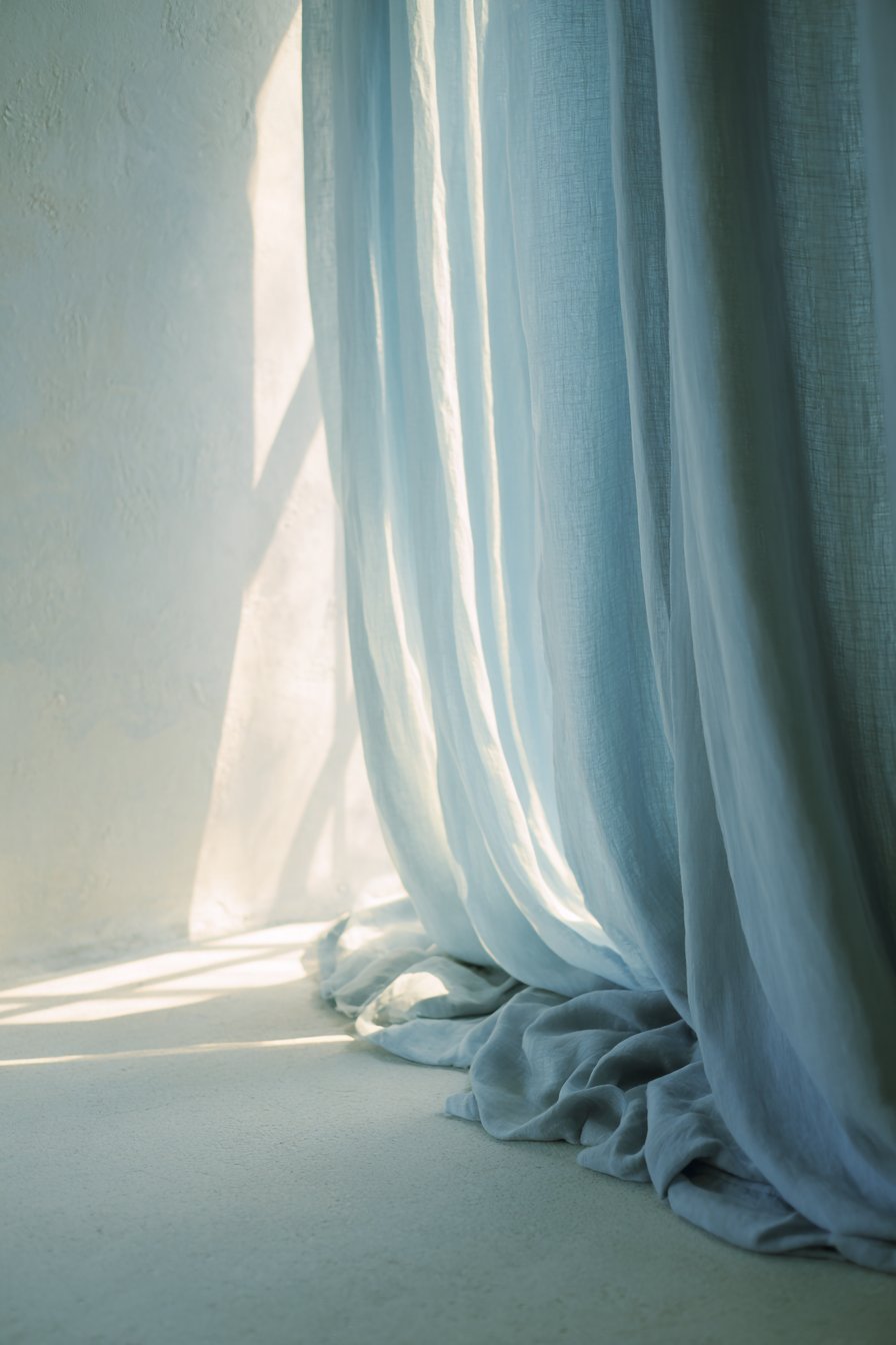 Elegant Belgian Linen Curtain Showcase