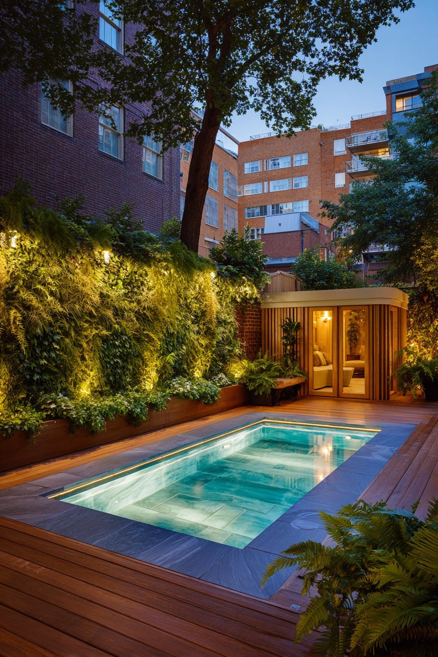 Compact Urban Plunge Pool