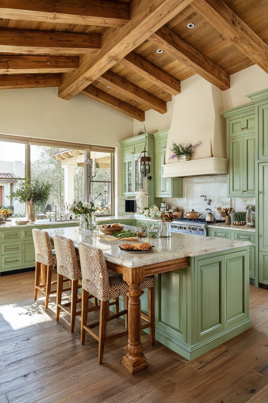 Exposed Oak Beam Ceiling