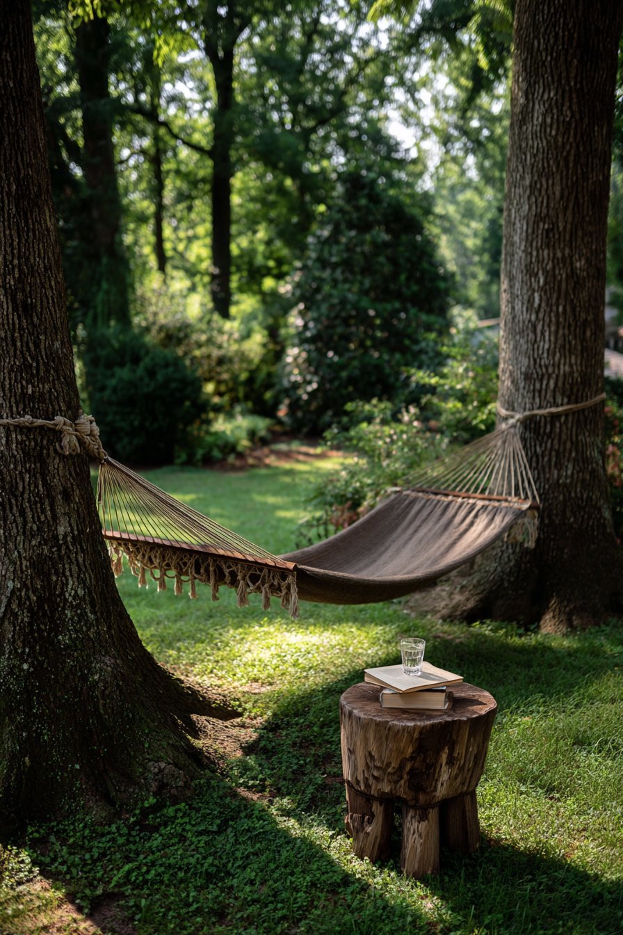 Rope Hammock Relaxation Station