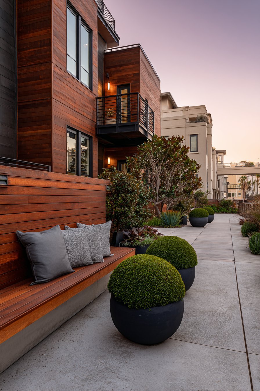 Contemporary Floating Bench Design