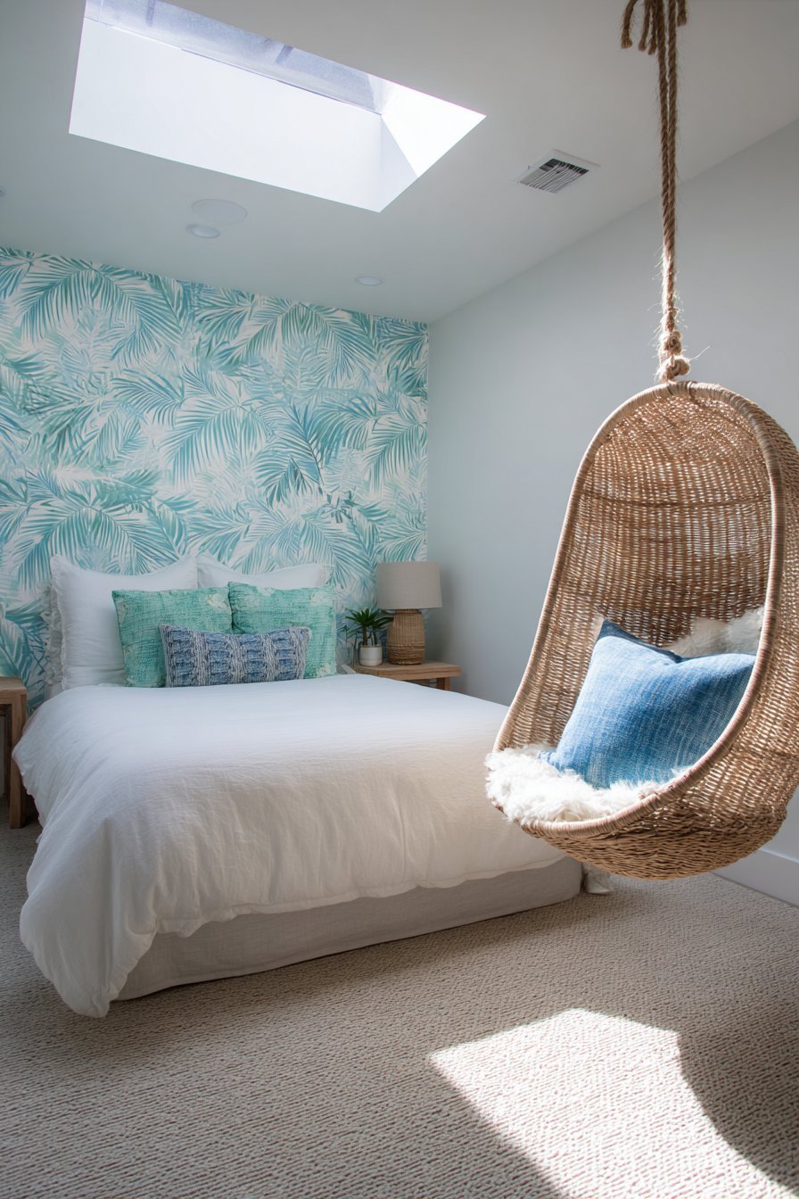 Removable Tropical Wallpaper Accent