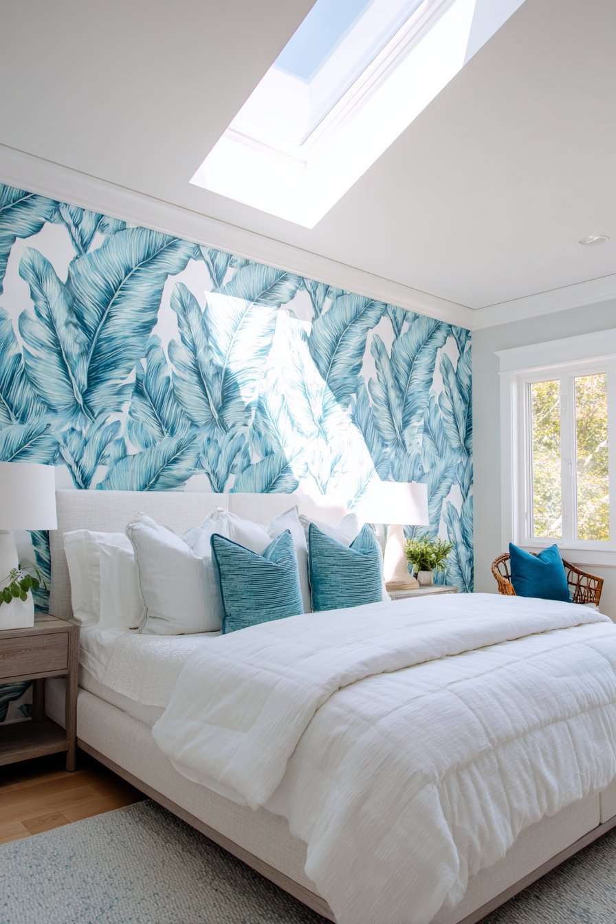 Removable Tropical Wallpaper Accent