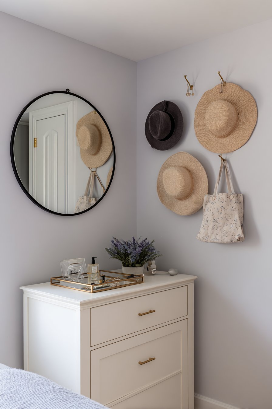 Full-Length Mirror Getting-Ready Station