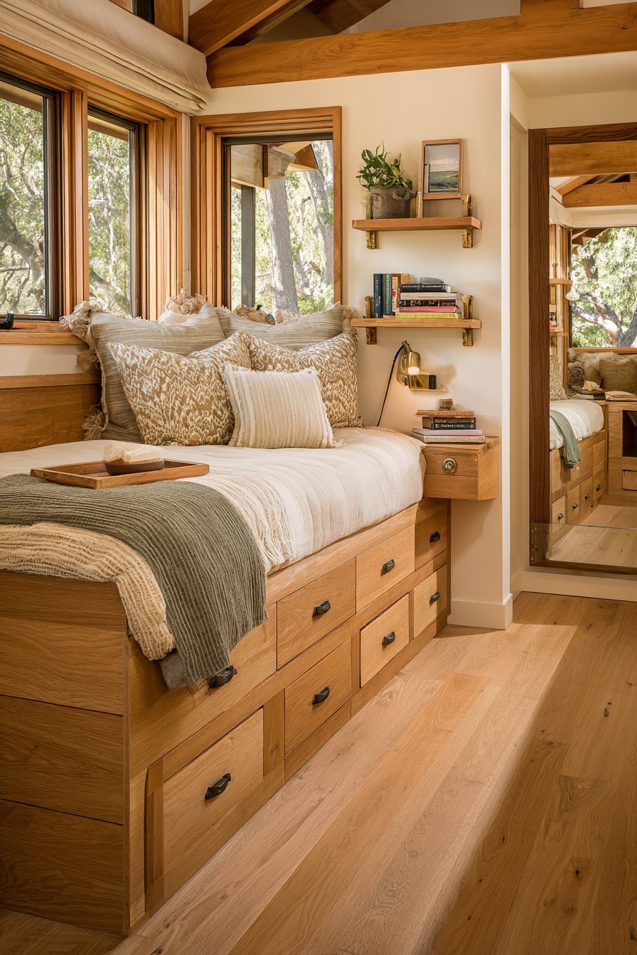 Captain's Bed With Drawer Storage