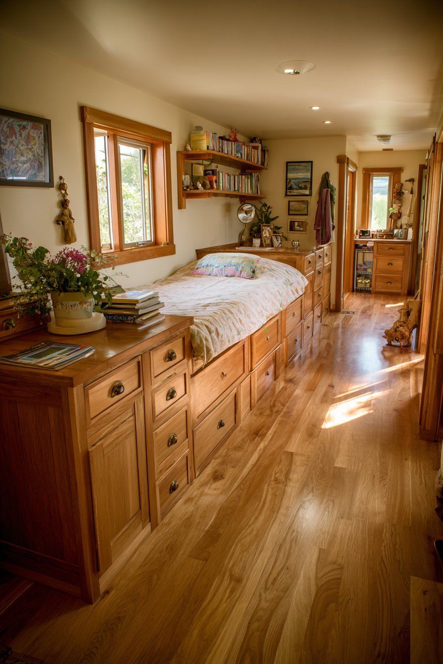 Captain's Bed With Drawer Storage