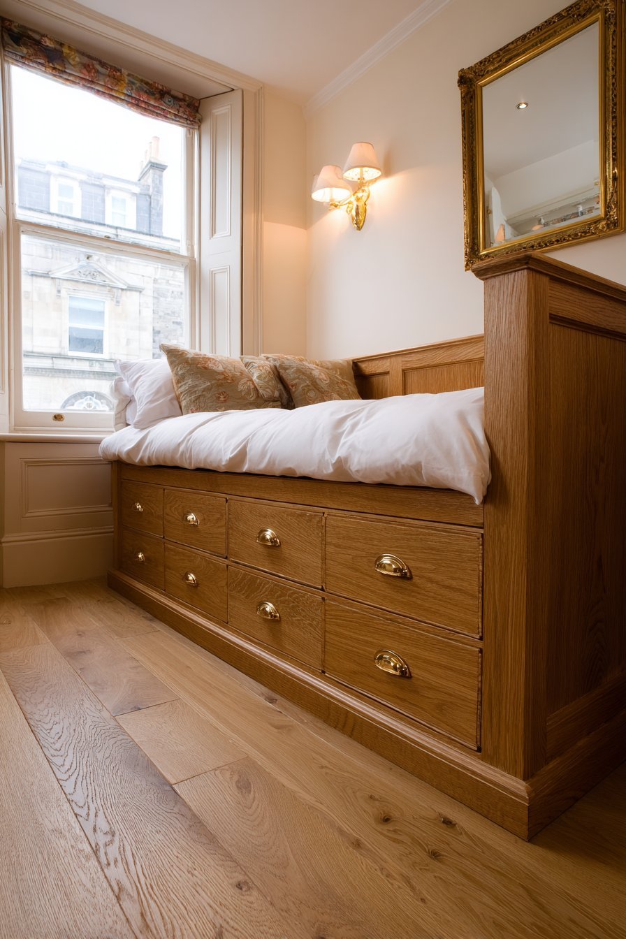 Captain's Bed With Drawer Storage